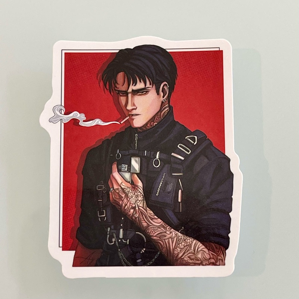 5/$10 Waterproof Vinyl Sticker- Levi Ackerman
